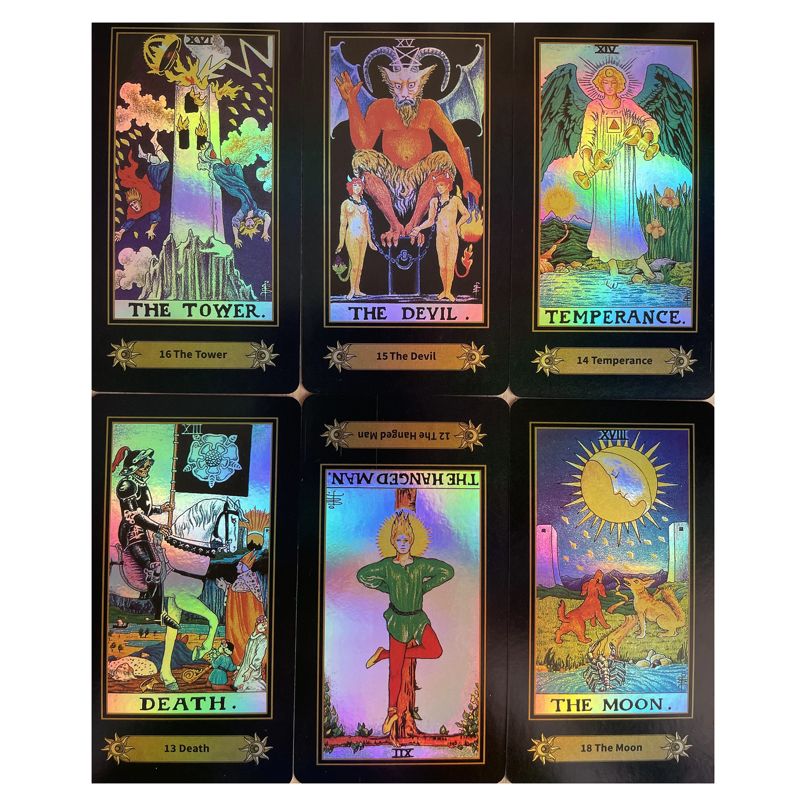 A.E. Waite Tarot card deck for beginners,78 beautiful group cards, exquisite production, retro picture, with guidelines.