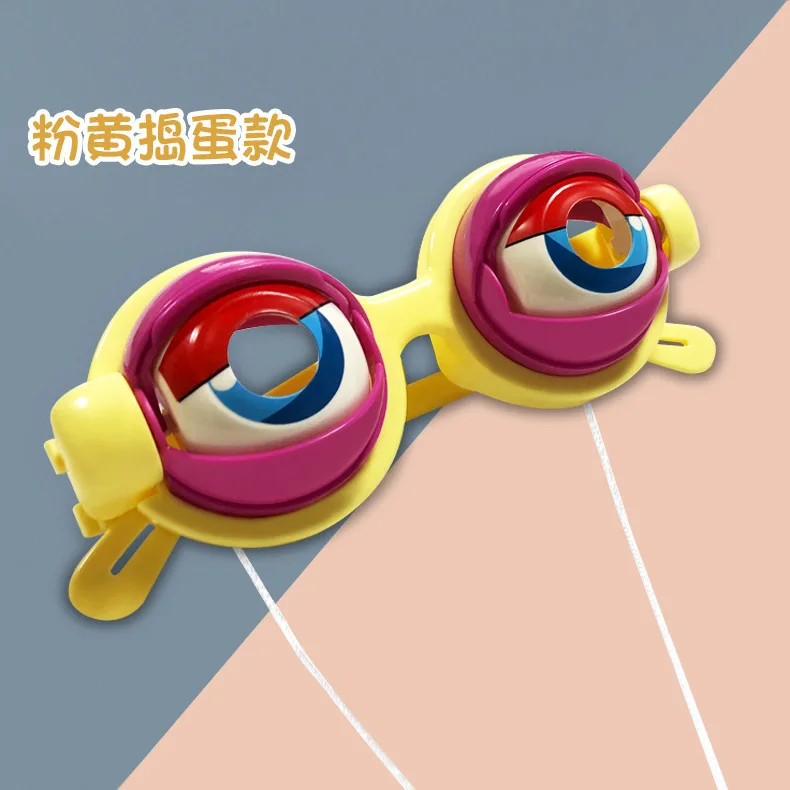 面白いいたずらメガネ陽気ないたずらっ子子供用メガネ奇抜な飛び出す目メガネノベルティハロウィンコスチュームゴーグル子供用ギフト