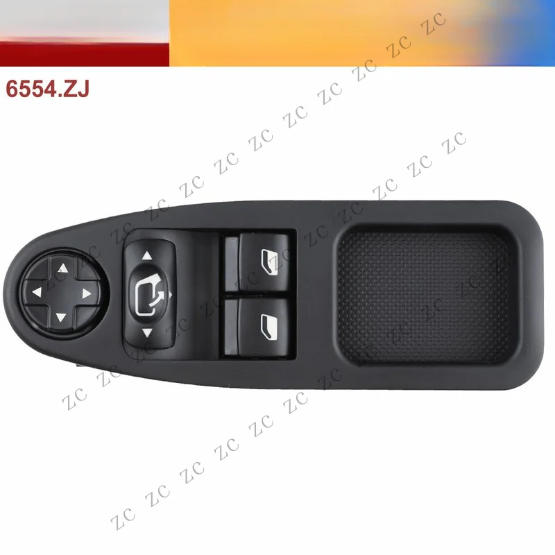 S+ NEW Electric Power Window Switch 6554.ZJ For Peugeot Expert Fiat Scudo 2007-2016