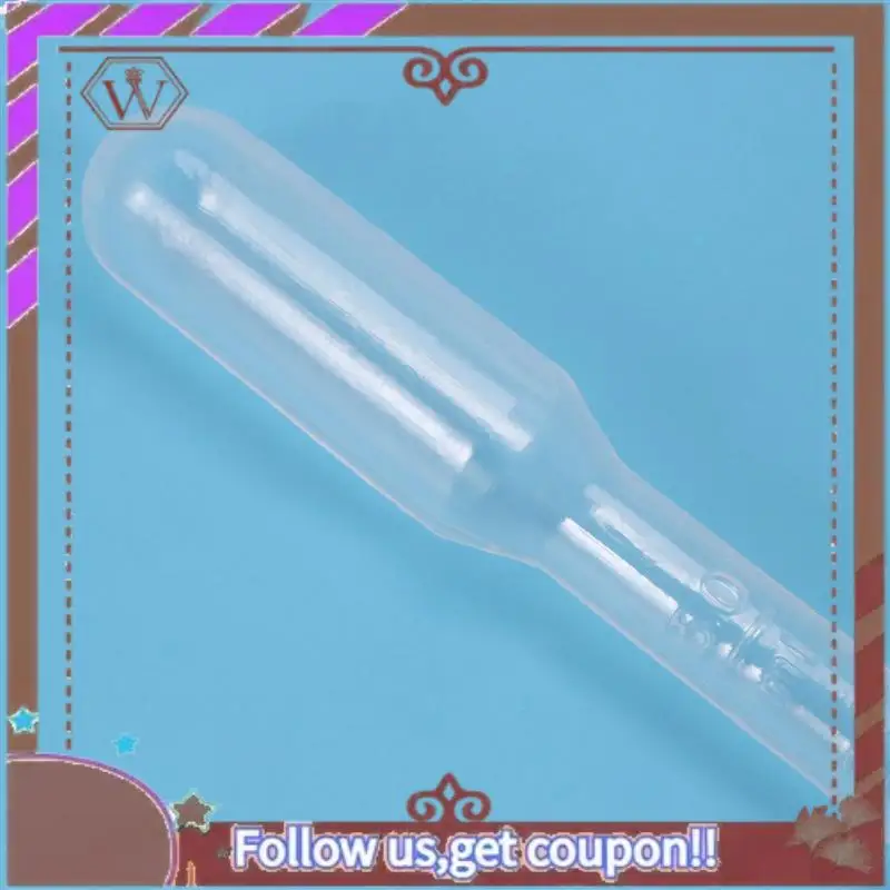 ABBG-30Pcs 3ML Disposable Plastic Eye Dropper Set Transfer Graduated Pipettes