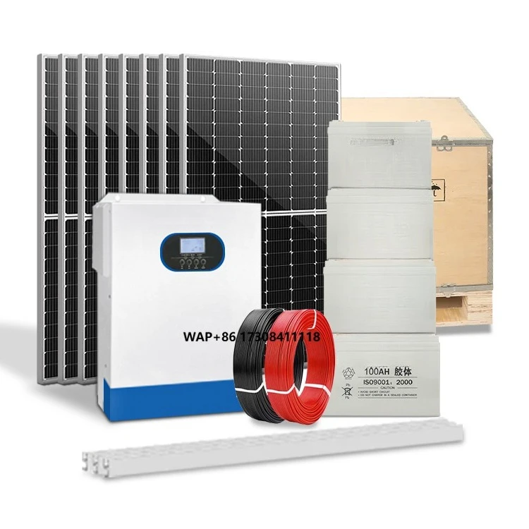 Solar Charged Lithium Battery Home Energy Storage Hybrid Off-Grid Solar Panel Farms LifePo4 Battery