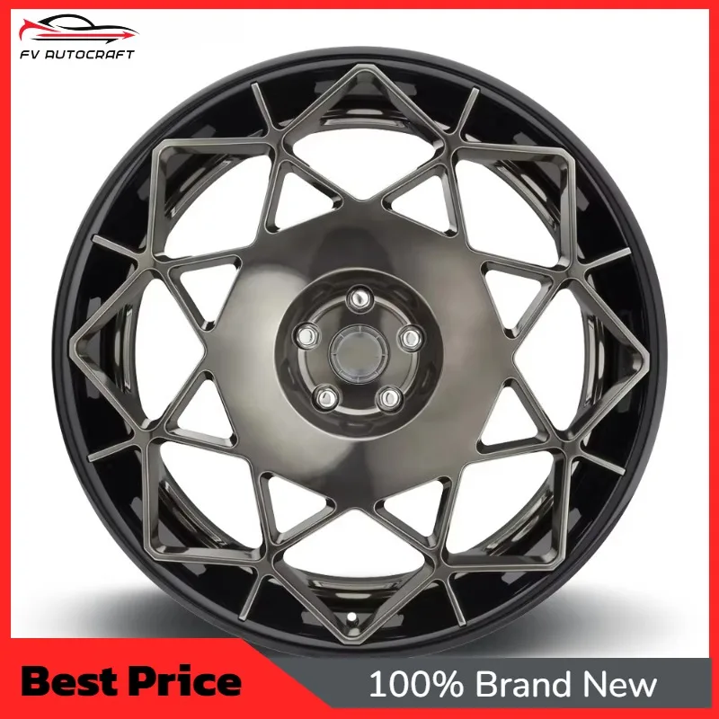 【2026】Classic Star Forged Alloy Wheels 16-24 Inch Beadlock Design 5x127/6x139.7/5x120 Black High  For Quality Jeep Gladiator Pas