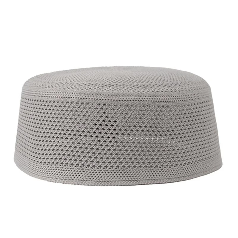 Hommes adultes tricot Abaya chapeau prière traditionnel indien chapeau rond Turban casquettes Kufi casquettes rondes chapeaux