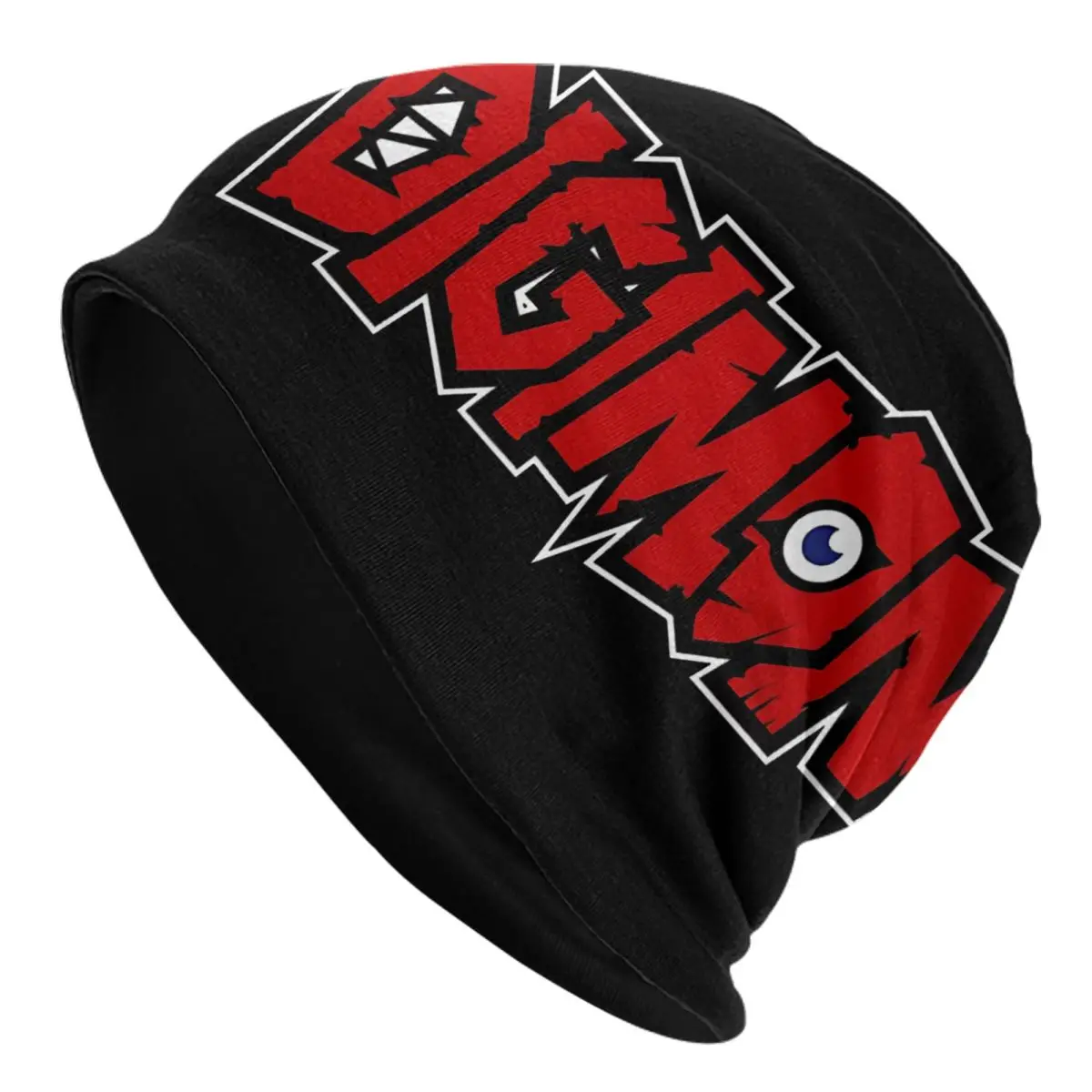 

Unisex Chemo Beanies Hat Digimon Digital Monster Merch Fall Winter Warm Bonnet Knitted Hat