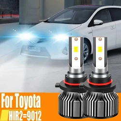 2pcs HIR2 Led Headlight Canbus No Error 9012 Car Bulb High Power 6000K White Light Diode Lamp 12v For Toyota Auris 2012 ~ 2018