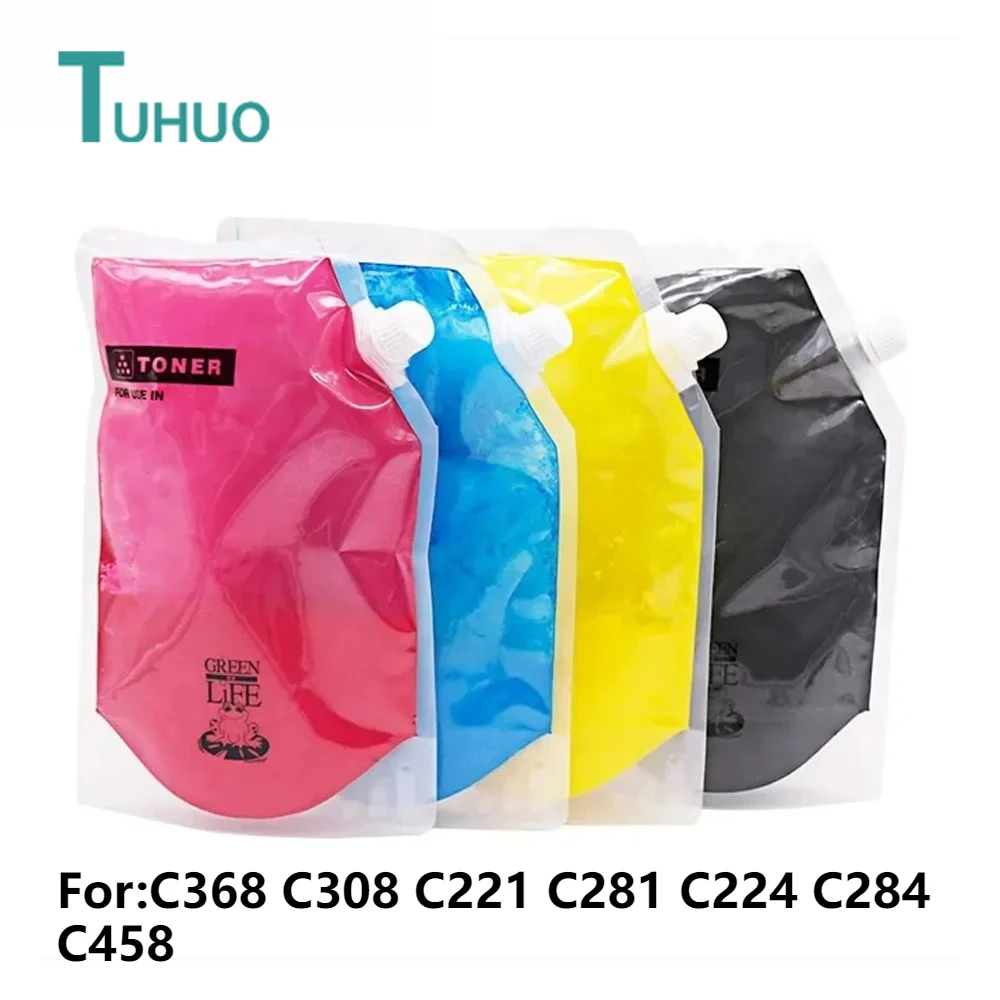 

500g TN324 Toner Powder For Konica Minolta C368 C308 C221 C281 C224 C284 C458 Toner Cartridge Compatible Printer Refill Toner