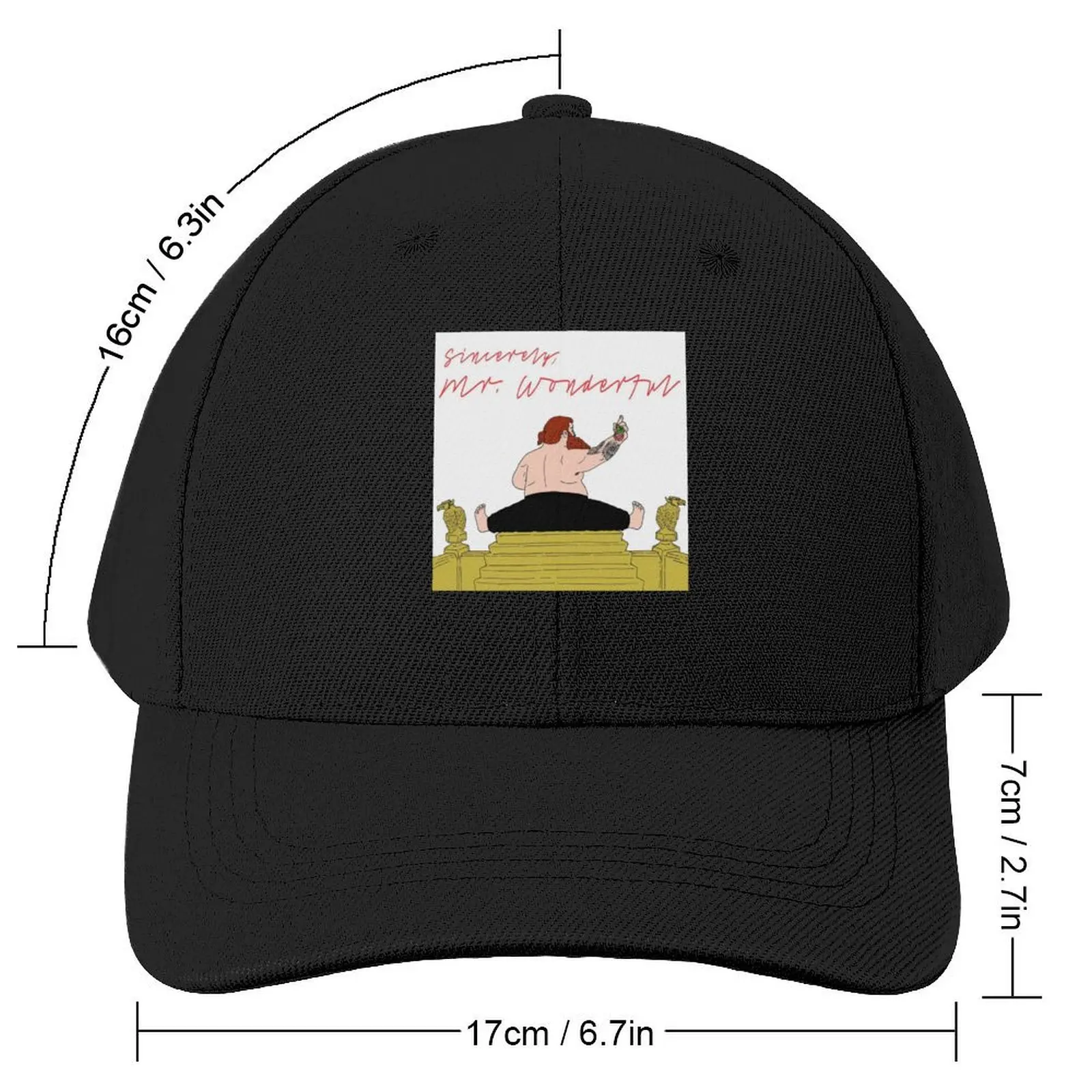 Action Bronson mr wonderful Baseball Cap Rave summer hat Anime Women's Beach Men's