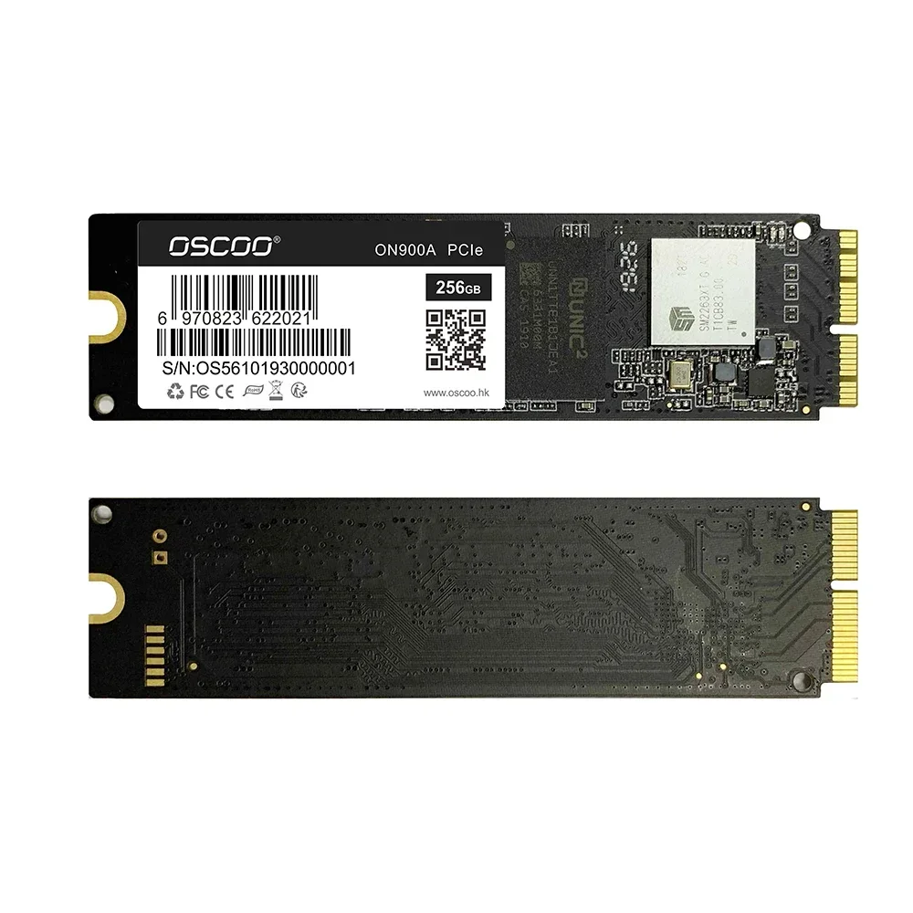 OSCOO 256GB 512GB 1 تيرا بايت NVME SSD PCIE SSD القرص الصلب لماك بوك A1369 A1465 A1466 A1368 A1502