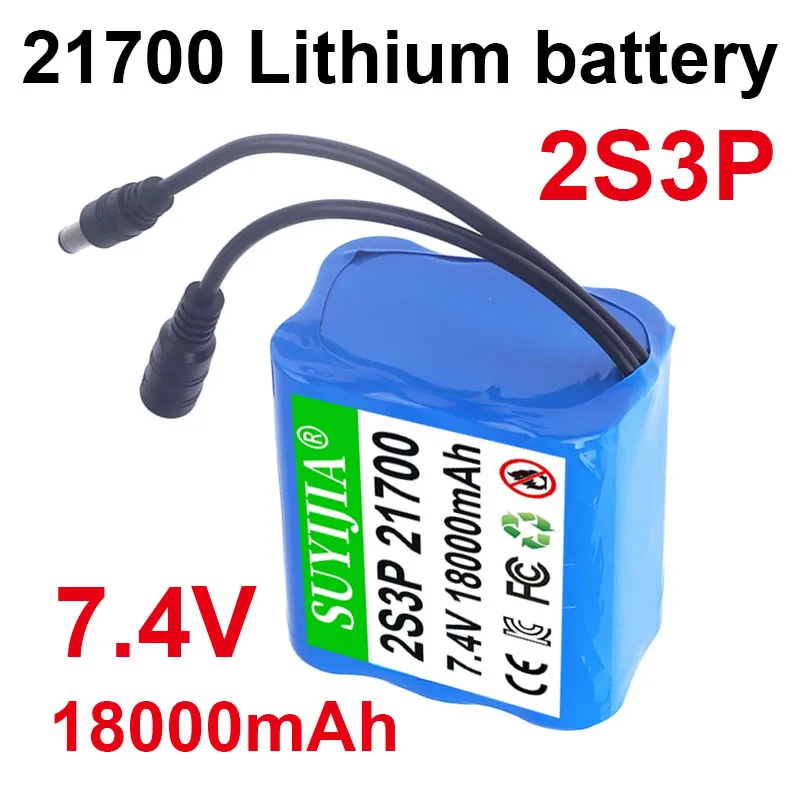 

Upgrade 7.4V 18000mAh 21700 Lithium Battery for T188 2011-5 T888 V007 H18 C18 Remote Control Fishing Bait Boat Spare Part