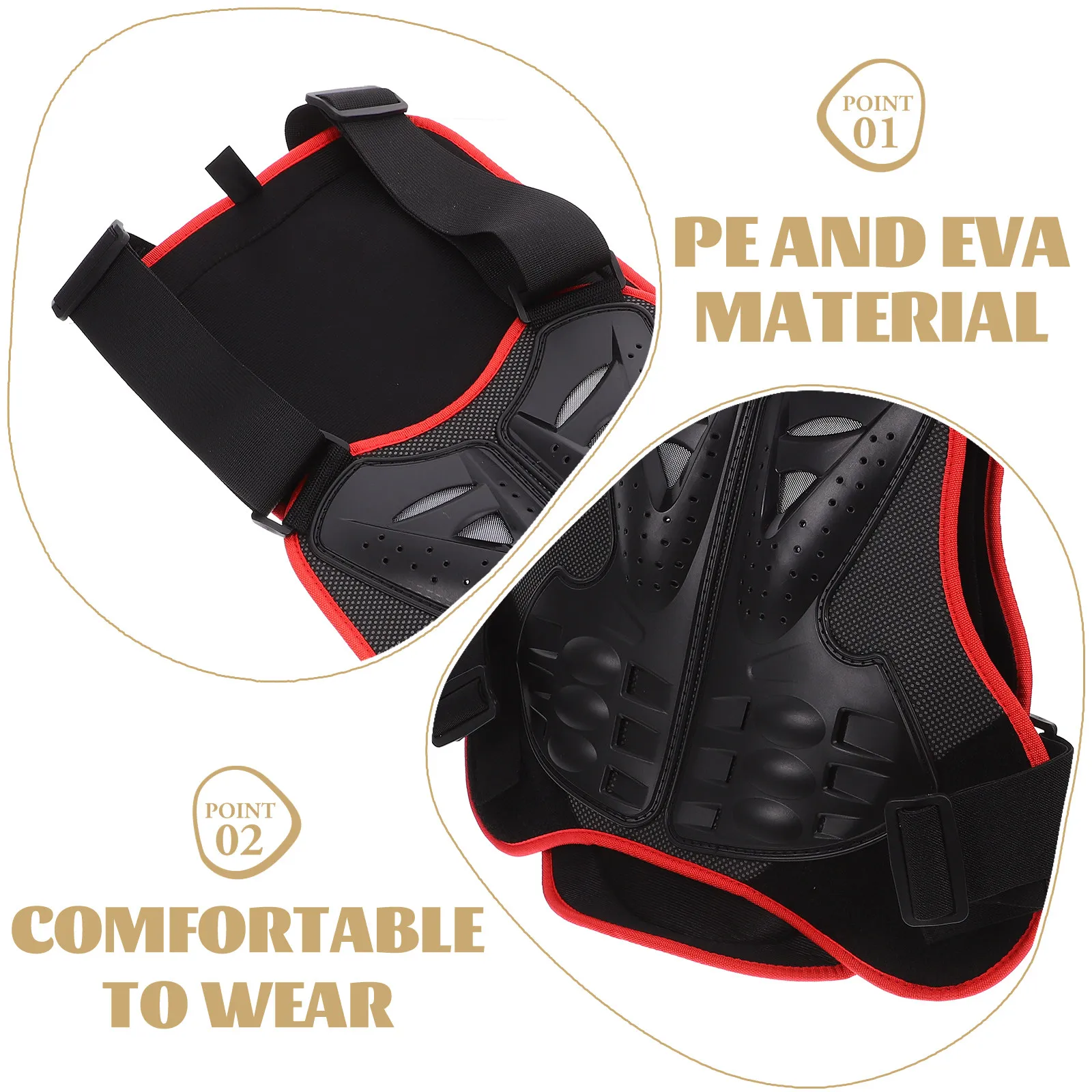 Kid Protective Vest Size L Anti-Collision Outdoor Sports Protective Gear for Cycling Riding Protection Body Care Motorcycle Gear