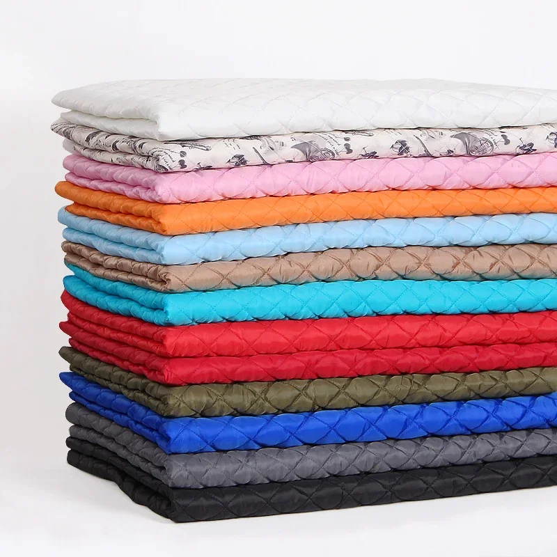 

150x50cm Thick Quilted Cotton Fabric For Bedding Coat Cotton Clothing Lining Composite Compression Lining DIY Fabric TJ20866