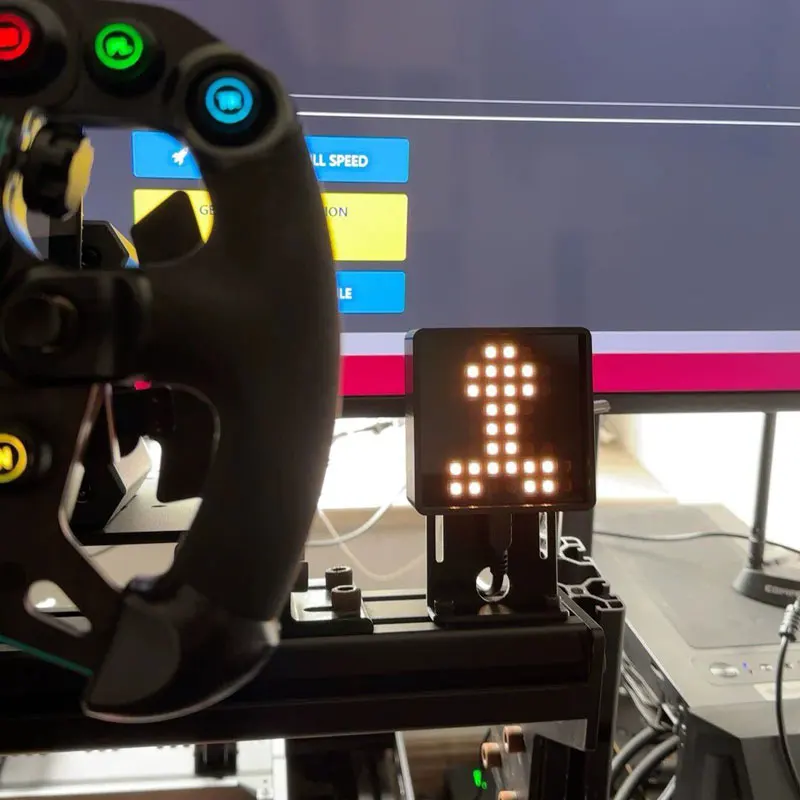 PC Simracing Game Dashboard Flag Signal Light Gear Display For Logtiech G29 G27 Thrustmaster T300 For SIMAGIC MOZA FANATEC