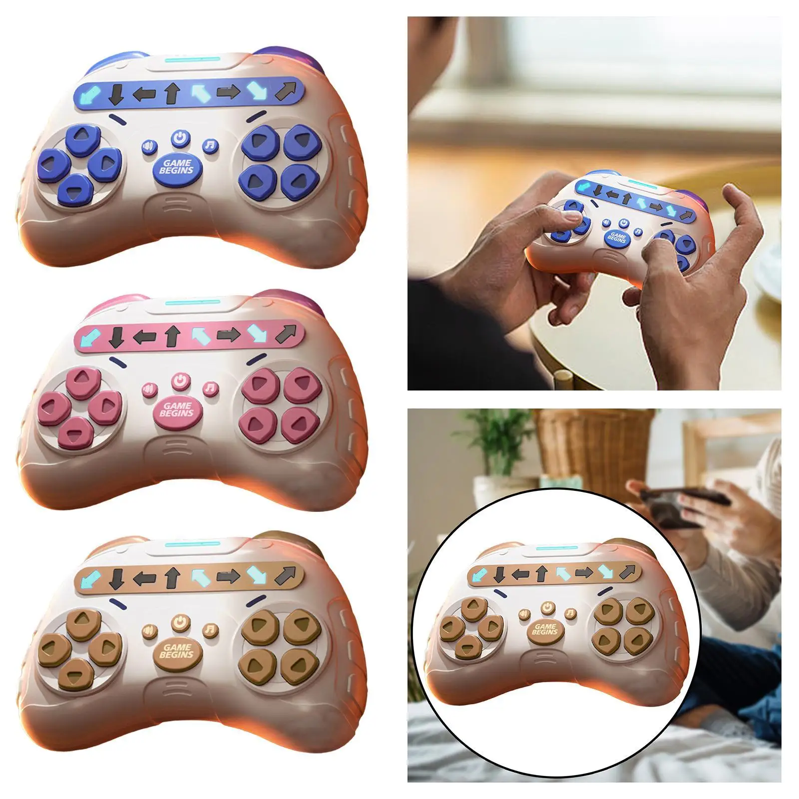 Handheld Rhythmus Tanz Maschine Gehirn Training Spielzeug Leuchten Spielzeug Palm Spiel Maschine für Jungen Mädchen Teenager Kinder Geburtstag Geschenke