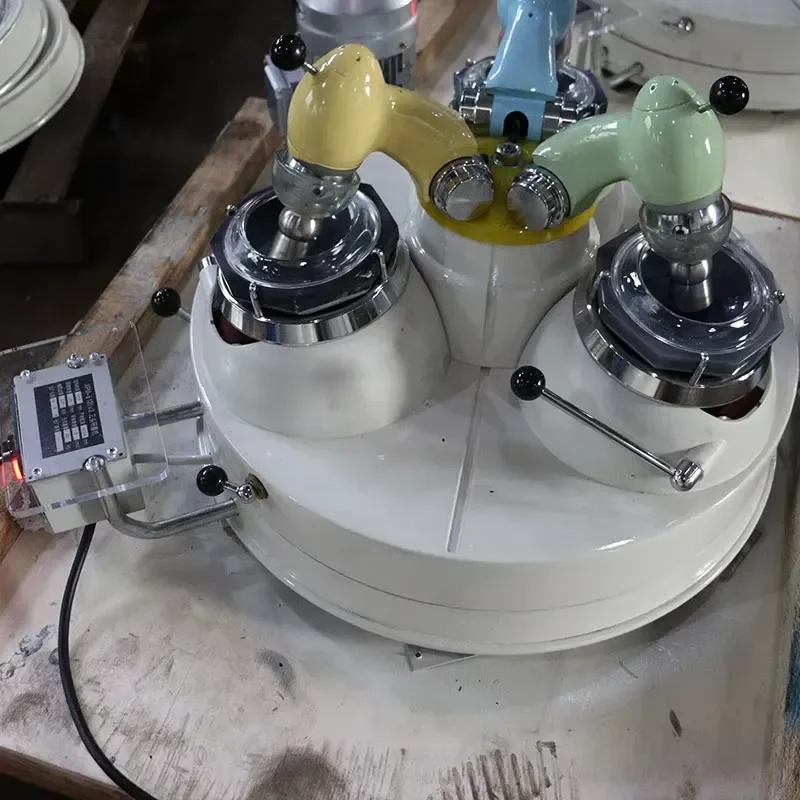 i 120*3 Three Head Lab Grinder XPM Series Agate Mortar Grinding Machine Mining Ore Sample Pulverizer for Metallurgy