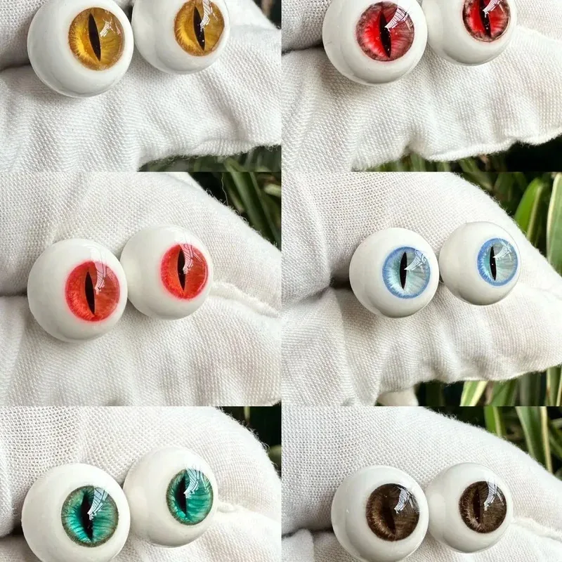 (Personalizado) ojos de muñeca para 1/6 1/4 1/3 Bjd muñeca juguetes jugar a las casitas vestir 10/12/14/16/18mm accesorios de muñeca de globo ocular de yeso