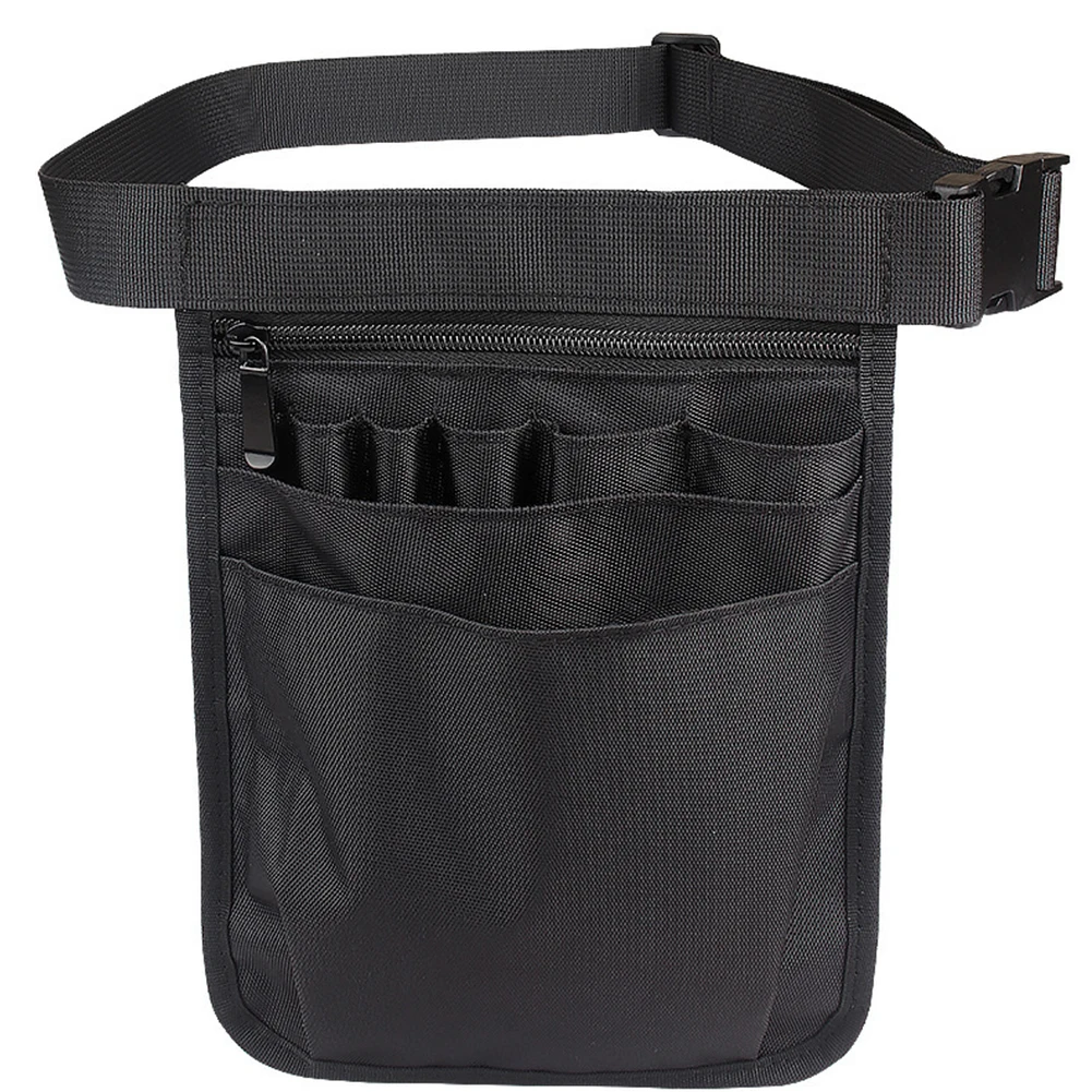 Multi-compartment Pocket Tool Waist Bag 25 X 18 Cm Adjustable And Removable Belt Comfortable To Wear Heavy-duty Buckles