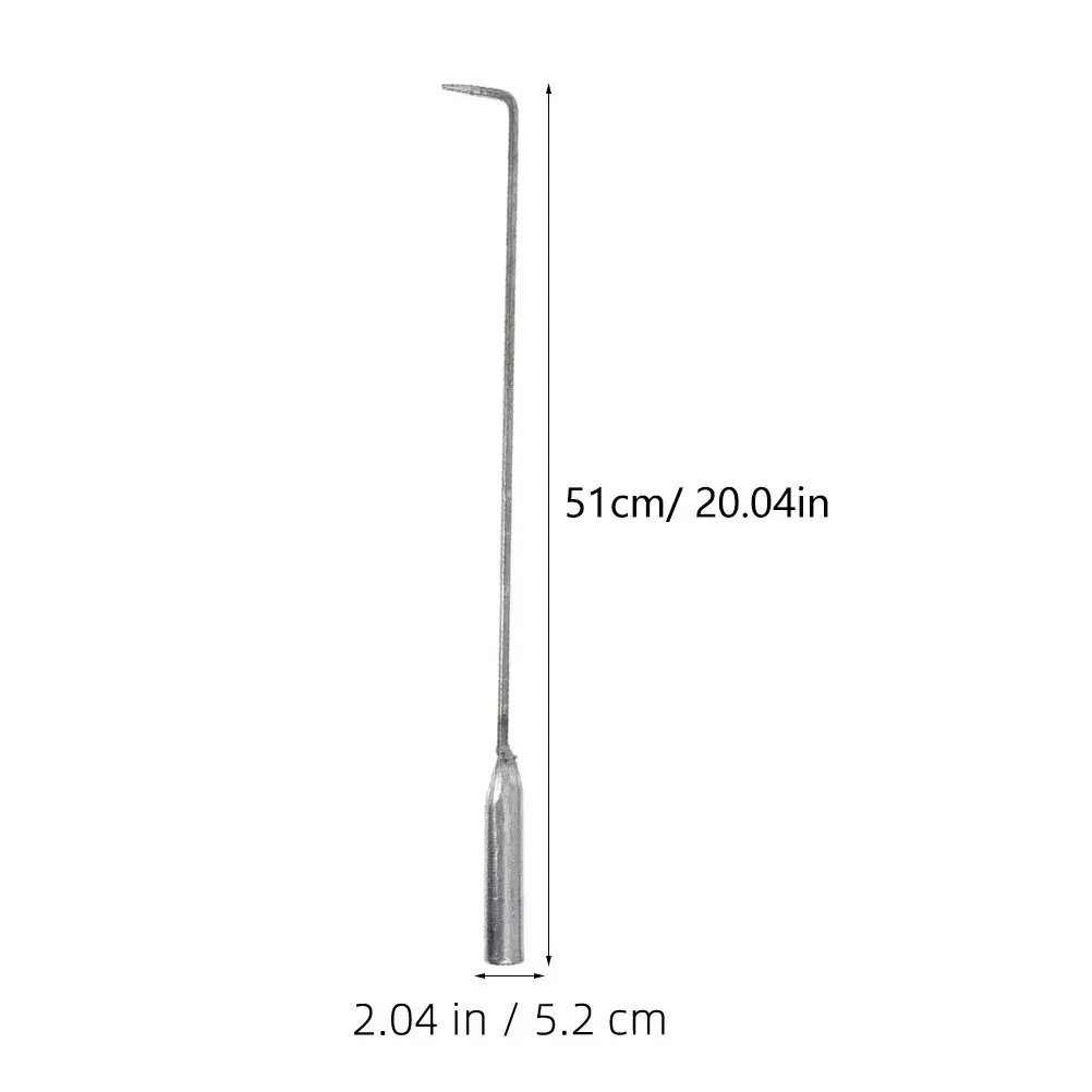 Steel Fire Pits Poker Stick Heavy Duty Long Fireplace Tongs for Outdoor Patio Wood Stove Campfire Camping Tools