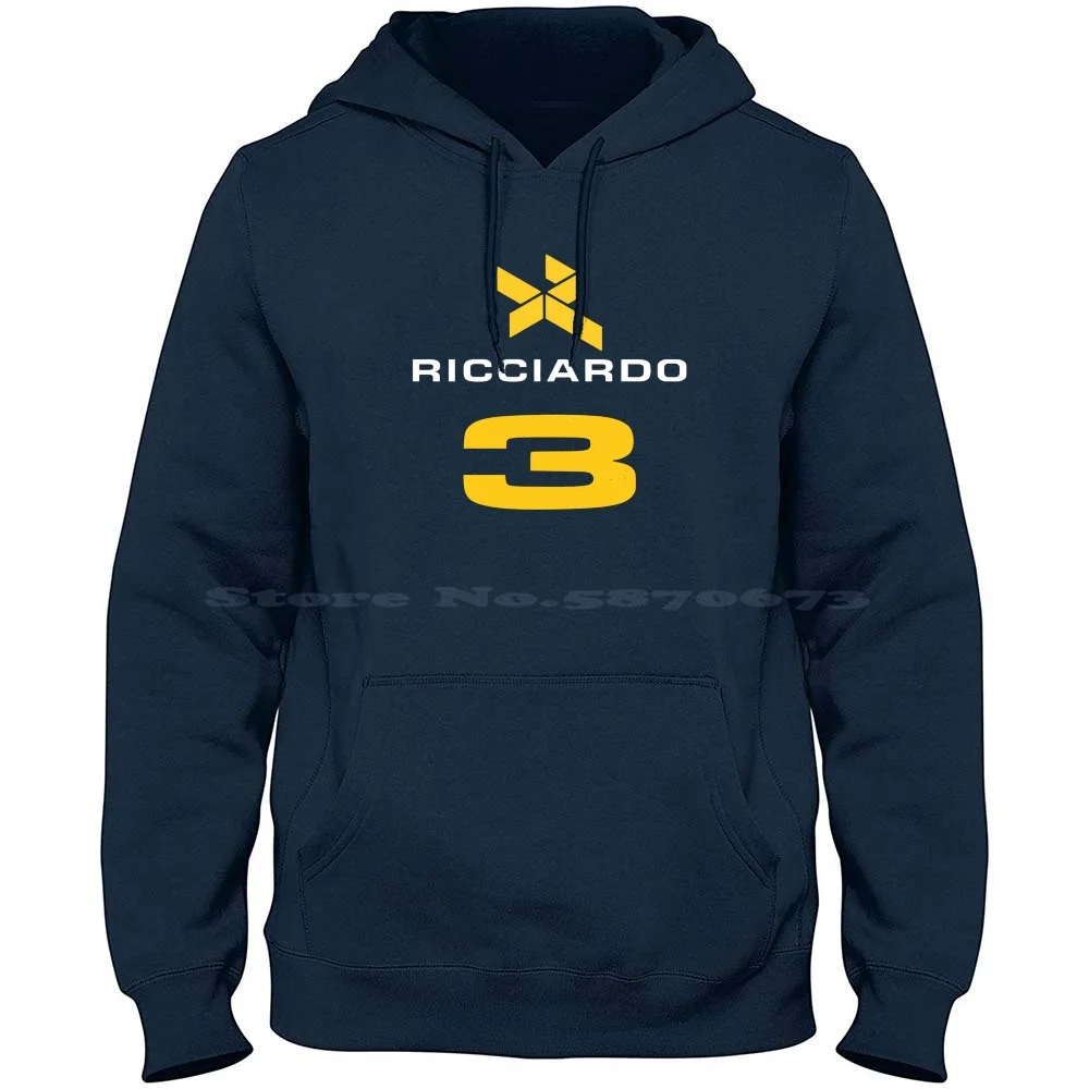 Daniel Ricciardo Motorsports World Champion Car Racing 100% Cotton Hoodie Motorsports Daniel Ricciardo Driver Racing Team