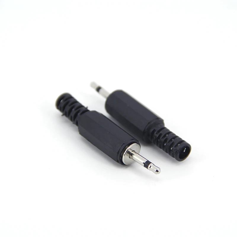 5pcs 10pcs 2.5mm Male jack 2 3 pole 2.5 Audio Mono Stereo Plug connector Plugs for Phone Headset