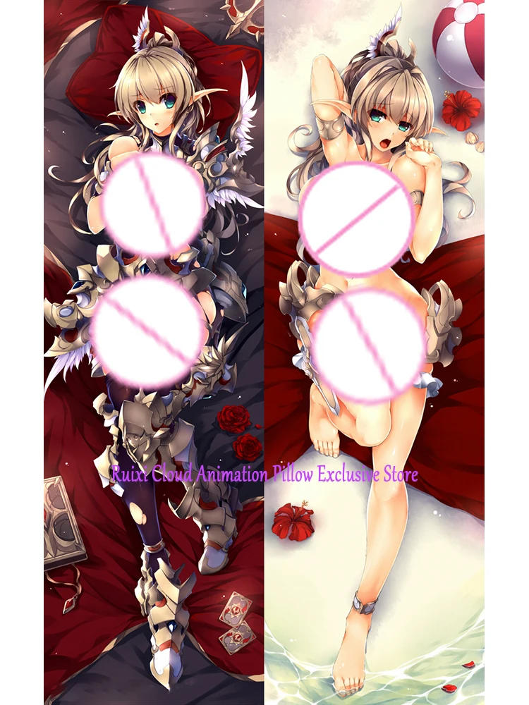 

Dakimakura Anime Pillow Cover Holy Knight Double Sided Print 2Way Cushion Bedding Gifts