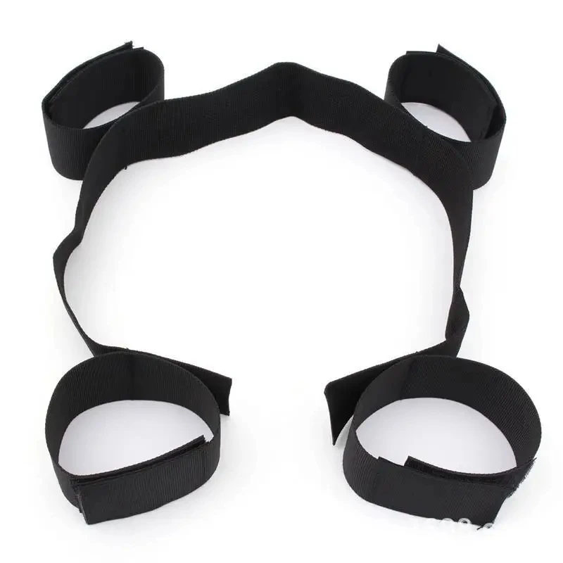 Adjustable Handcuffs & Ankle Cuffs Adult Sex Toys for Woman Couples Restraints Collar Erotic Bdsm Bondage Set Fetish Games Adult