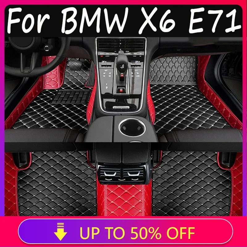 

Car floor mats for BMW X6 E71 2008 2009 2010 2011 2012 2013 2014 Custom auto foot Pads automobile carpet cover