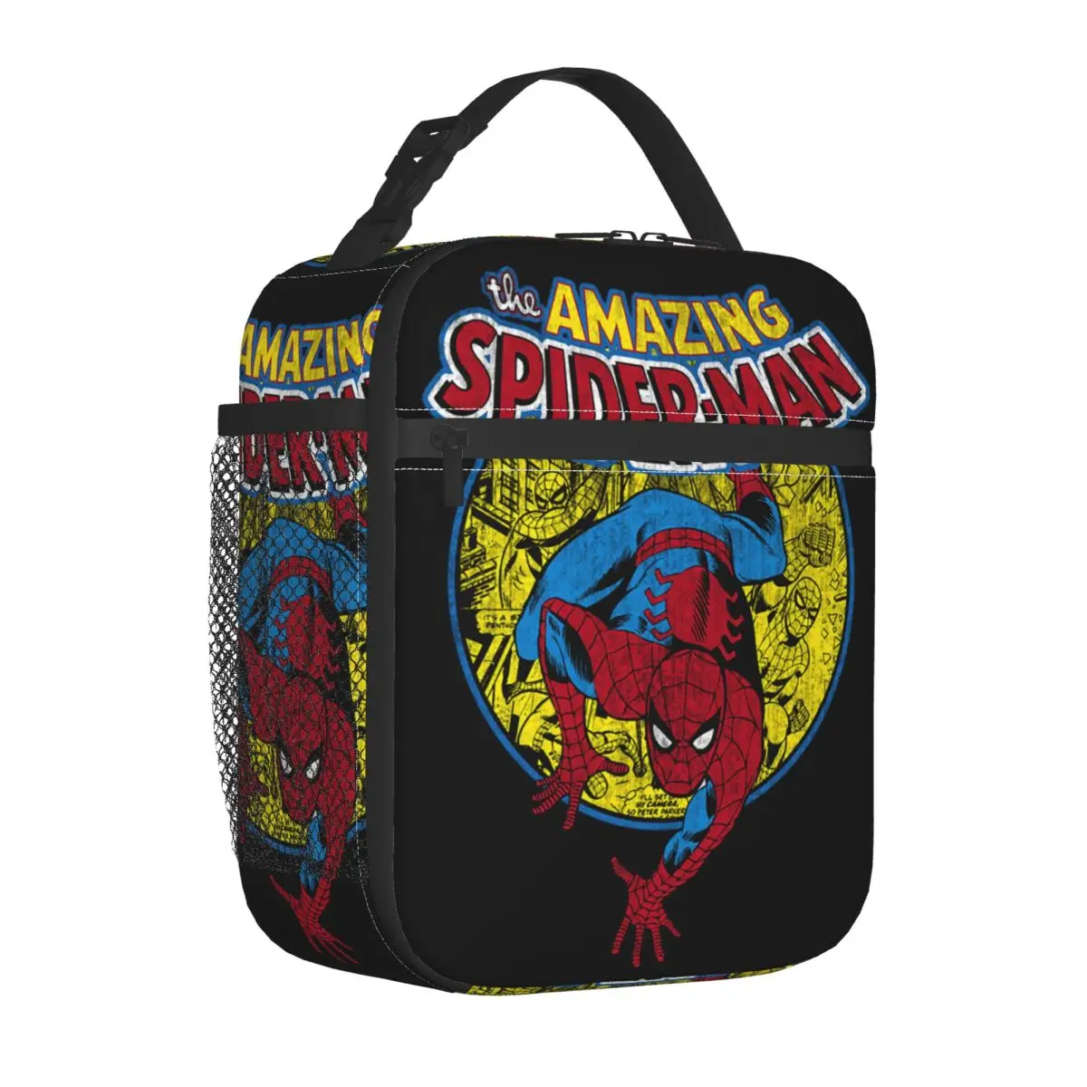 Spider-man Spiderman Insulated Lunch Bags Thermal Lunch Container High Capacity Lunch Box Tote for Men Women College Outdoor