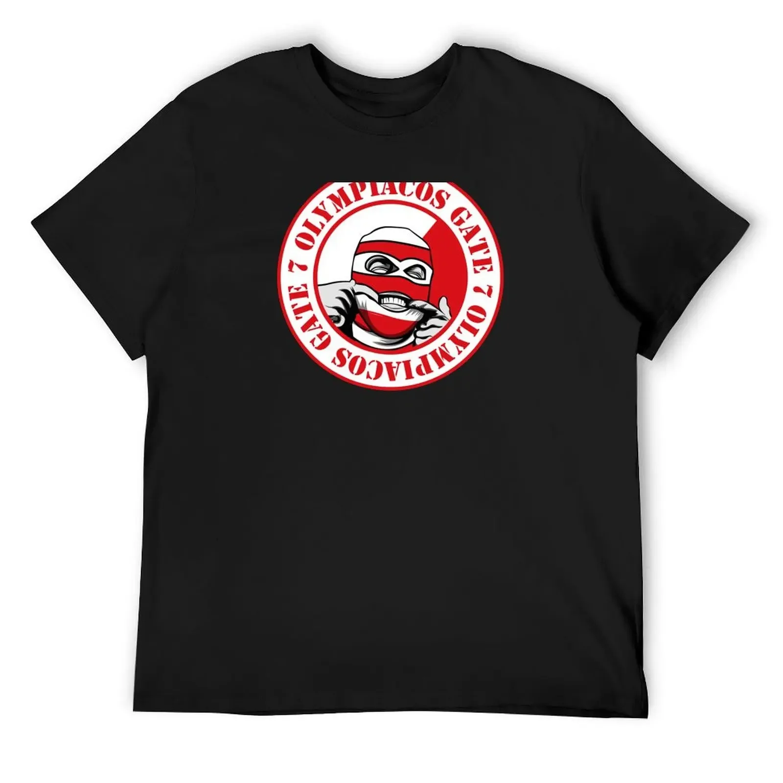 

gate 7 olympiakos, T-Shirt plus size clothes shirts graphic tee summer clothes oversized mens cotton t shirts