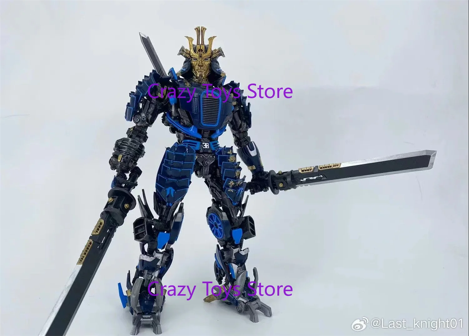 In Voorraad Transformatie Speelgoed Laatste Nacht LK-01 LK01 Drifting Blue Swordsman met DLX Robot Action Figure Collection Gift