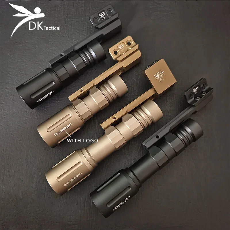 

SOTAC Tactical V2 LED Flashlight Thornt Mlok Keymod Offset Adaptiver Mount Rifle Airsoft Hunting WeaponScoutLight Base