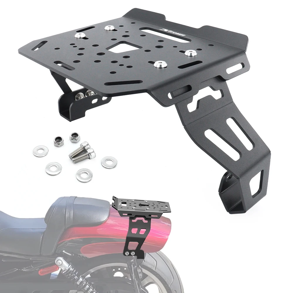 

For Harley Davidson V-ROD 2012-2015 2016 2017 Motorcycle Rear Luggage Rack Carrier Case Top Box Support Holder Bracket Rear Rack