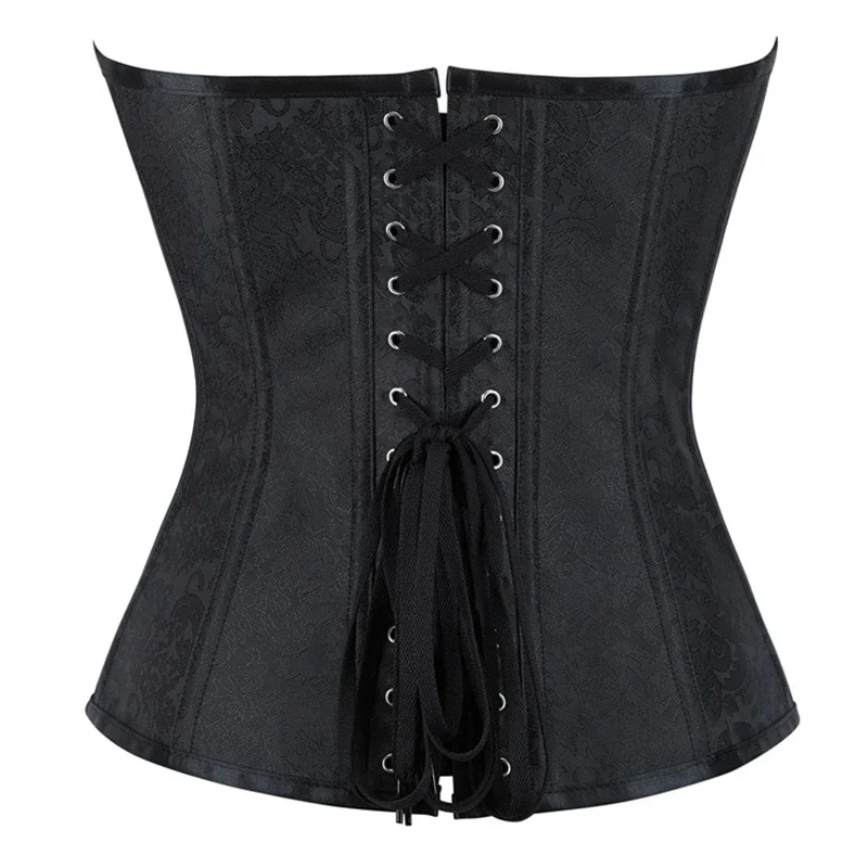 الرجعية Steampunk كورسيه فوقي للنساء أعلى المرأة الأرجواني ضمادة محدد شكل الجسم المشدات هالوين خمر القوطية الدانتيل متابعة الملابس الداخلية المشدية