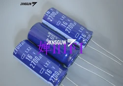 20PCS NIPPON LXZ 16V2700UF 12.5X30MM NCC Aluminum electrolytic capacitor 2700UF/16V CHEMI-CON 105 degrees 2700uF 16V