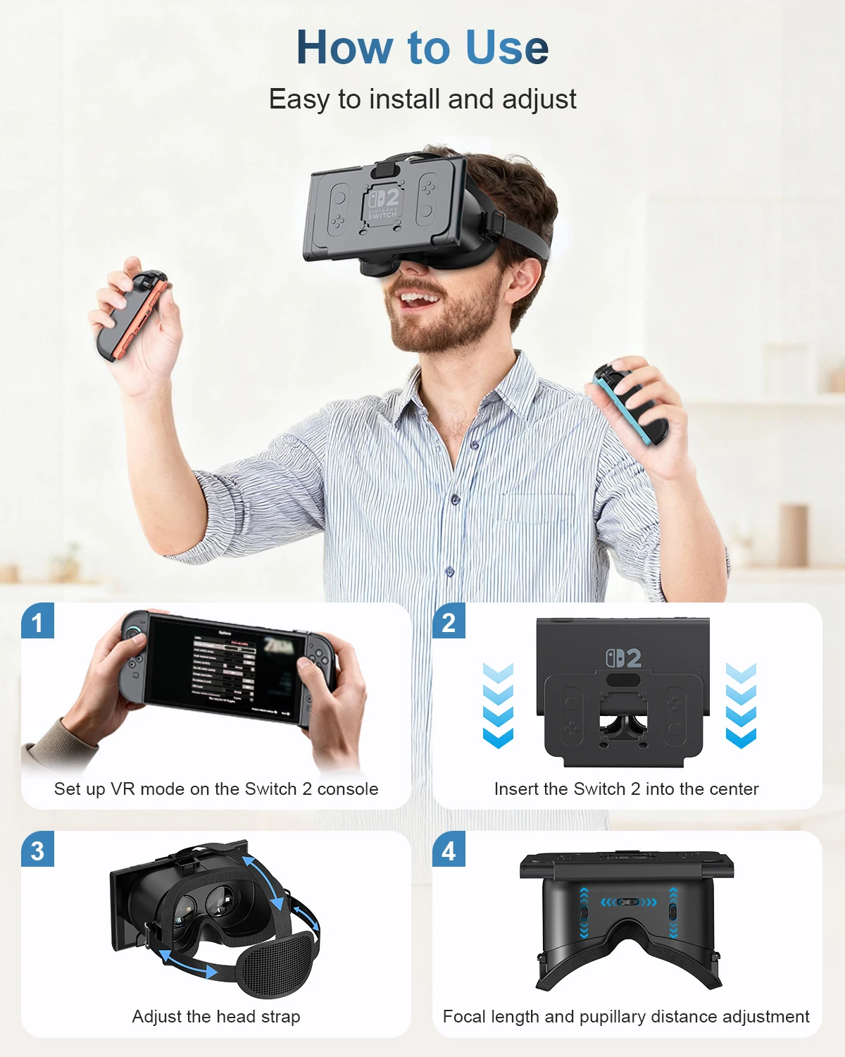 Casque VR pour Nintendo Switch - Gaming Console Vr avis et prix