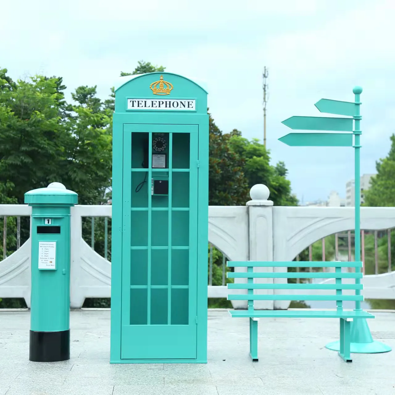 Telephone Booth Antique Floral Telephone Booth Outdoor Telephone Booth With Artificial Flower