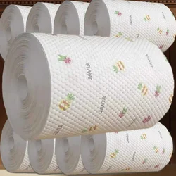 50-100 Sheets Rolls Paper Wipes Wet Dry Disposable Rags Multipurpose Non-woven Wipes Dishcloths Absorbent Baby Towels Cloths