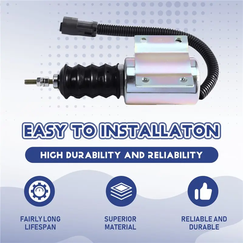 HHTL P613-A1V12 12V Pull Solenoid 121615GT For Genie Boom Lift For Diesel Engine Excavator Generator view 2
