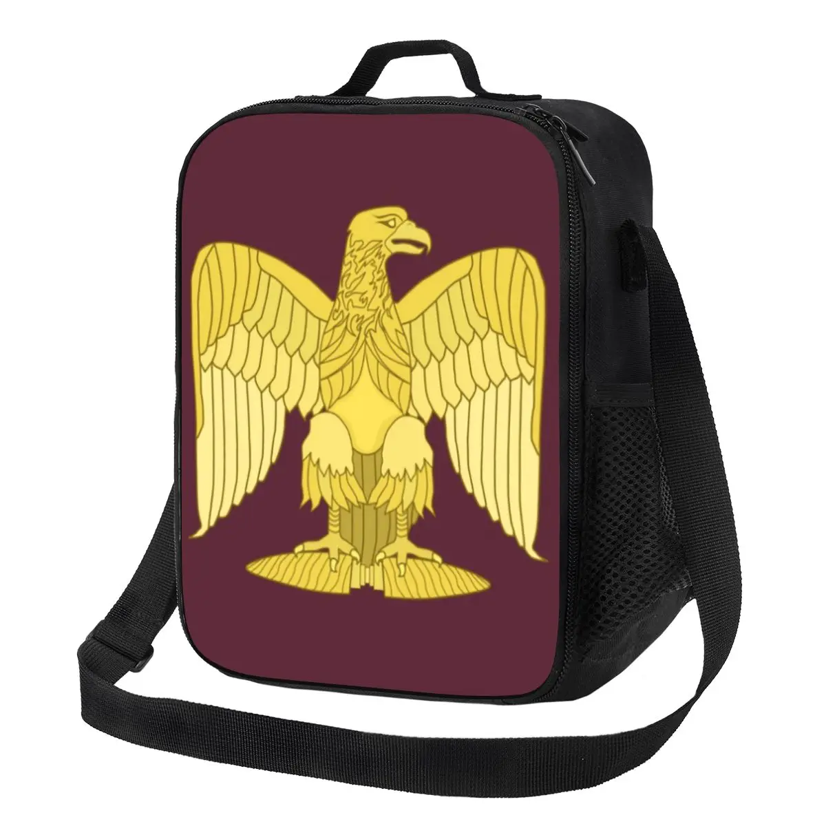 Napoleon Bonaparte Eagle Insulated Lunch Bag for Women France French Empire Thermal Cooler Lunch Box Beach Camping Travel