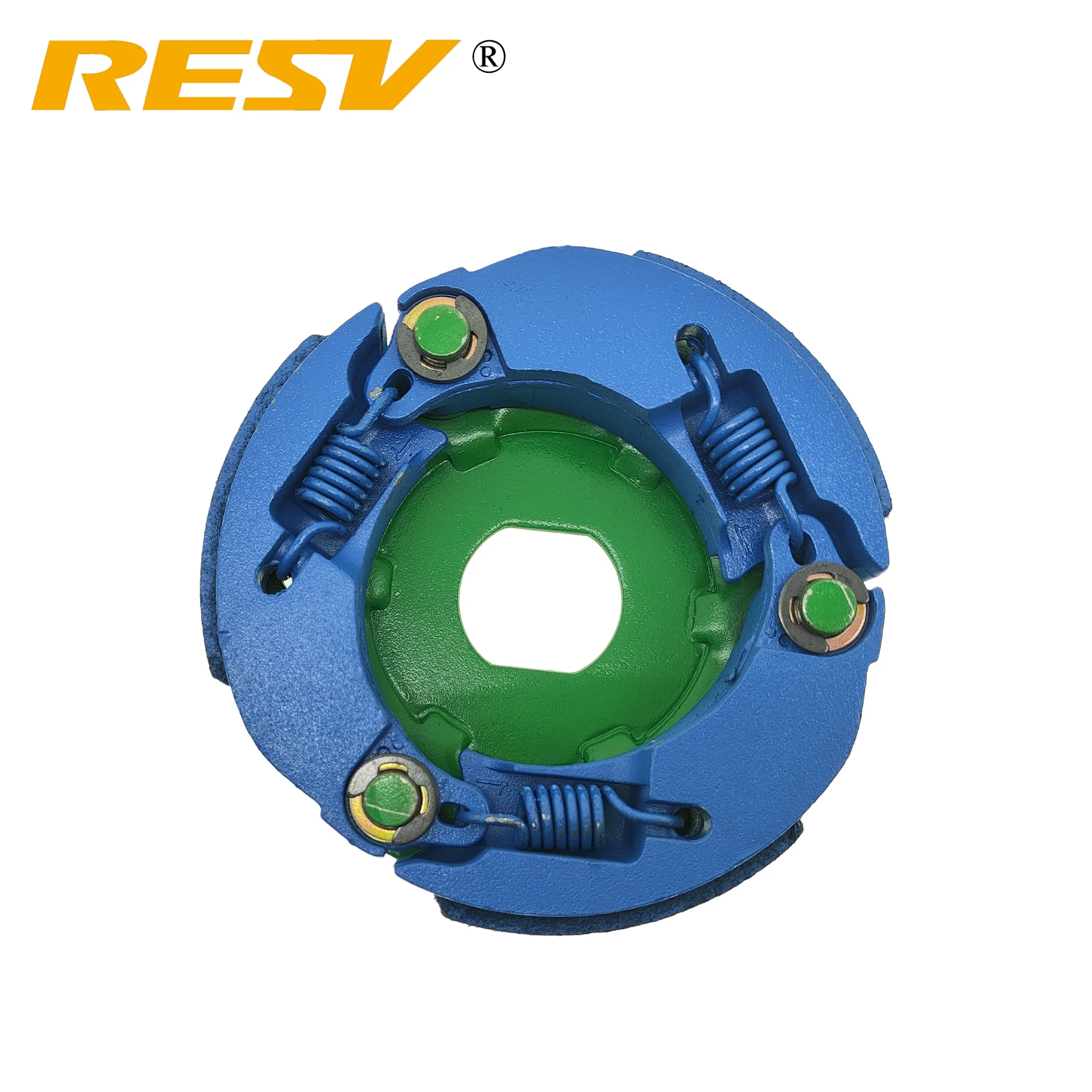 RESV for Yamaha BWS100 CUXI100 ZY100 JOG100 RS100 RSZ100 149QMG 105mm Racing Rear Clutch Carrier Weight Brake Shoe Assy