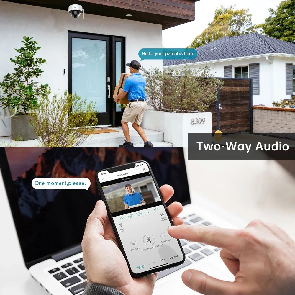 5mp wifi poe dome câmera ip interior h.265 ai humano detectar armazenamento em nuvem gravação de áudio 2.8mm lente cctv câmera de vigilância de segurança