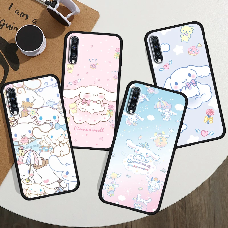 Cinnamoroll Baby For Samsung Galaxy A90 A80 A70 A60 A50 A40 A30 A20 A10 A2 Core Silicone Soft TPU Black Phone Case Coque Capa 