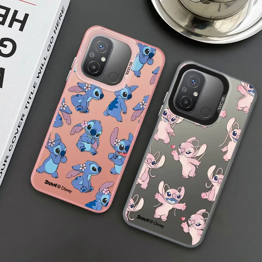 Disney stitch caso de telefone para xiaomi redmi 12 12c 13c 13 a2 + a3 a1 plus a3x poco x3 nfc c50 c51 c61 x3pro capa macia