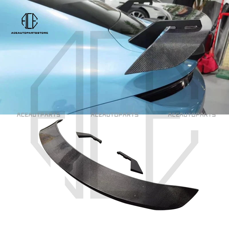 

Carbon Fiber Rear Trunk Spoiler GT Wing Fit For Porsche Taycan RZ Style 2019-2022 Trunklid Spoiler High Quality