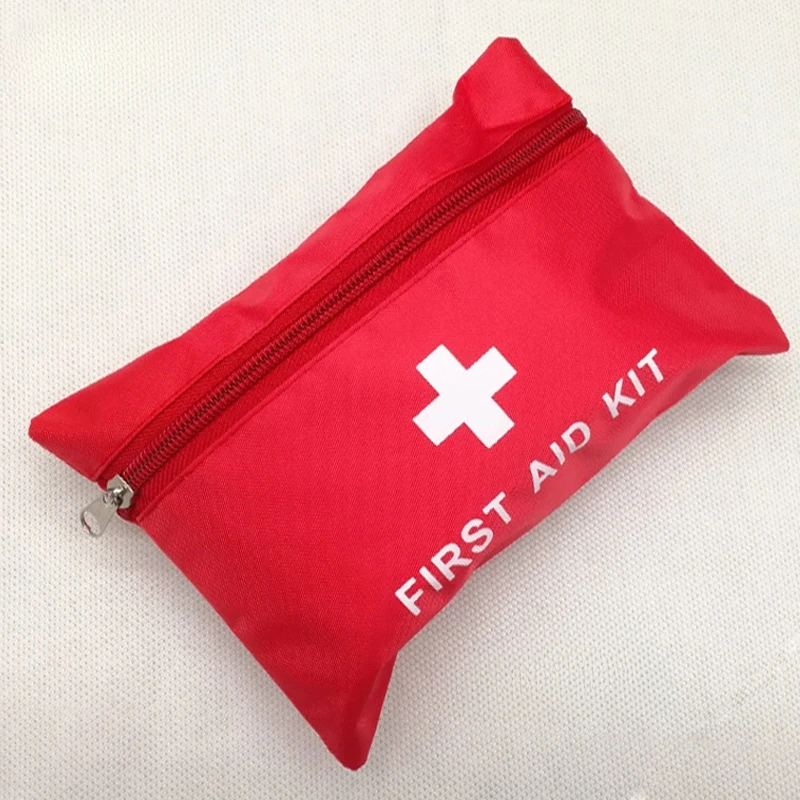 1set First Aid Emergency Survival Kit Home Travel Storage Bag In Car Outdoor Camping Dressing Wound Care Medical Supplies