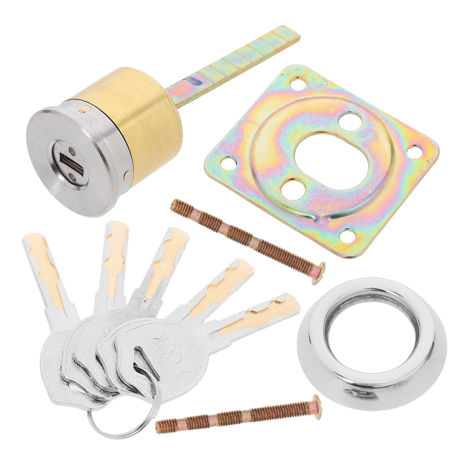

Lock Cylinder Secure for Home Office Store Doors Desk Drawer Garage Door File Cabinet Lock Replacement Key Key