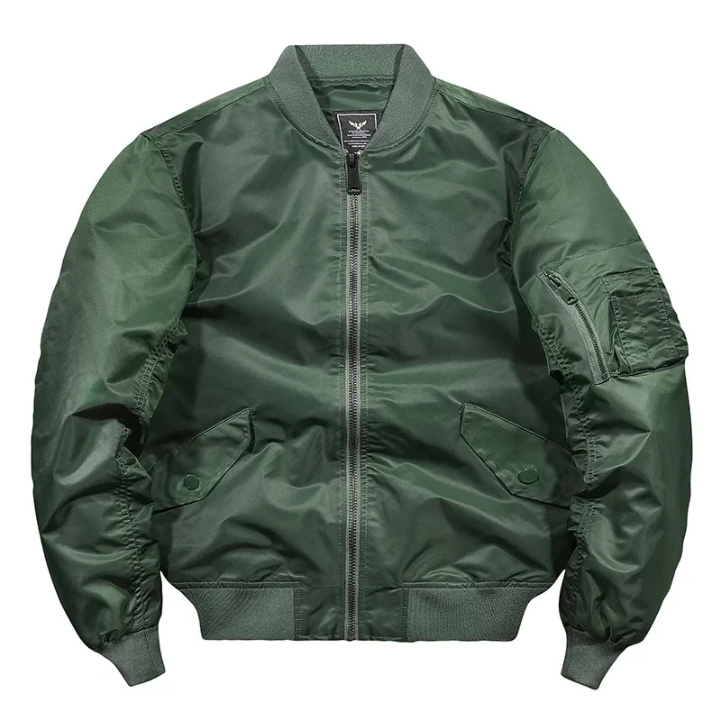 

Men's MA1 Pilot Jacket 2025 New Spring and Autumn Thin American Air Force Baseball Jacket Fashion High Street Work Clothes