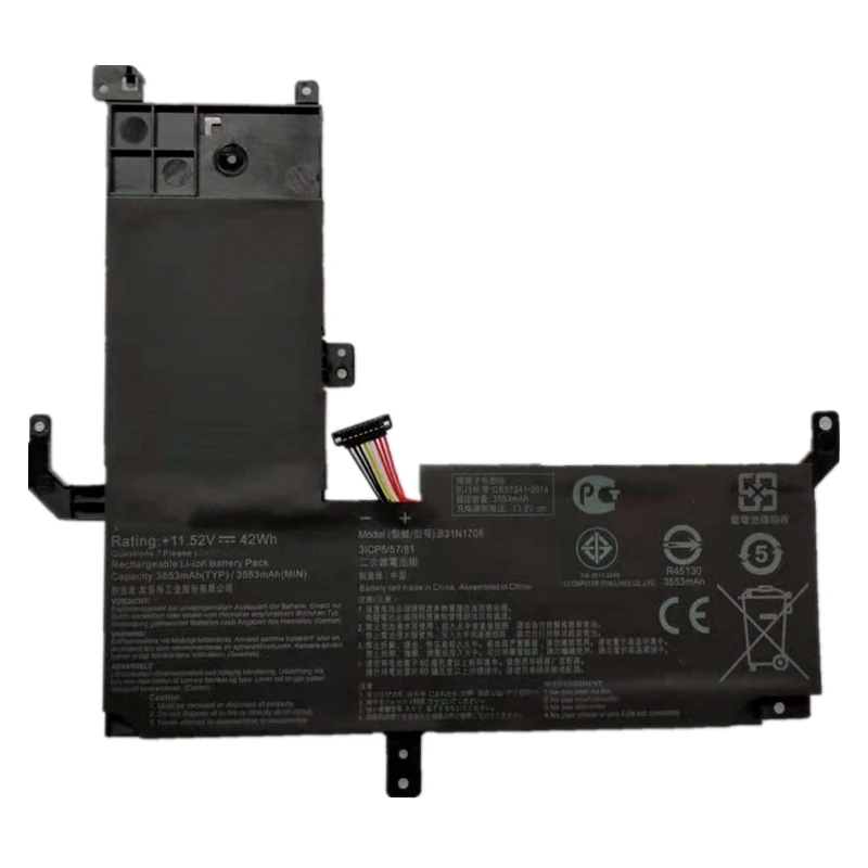 

B31N1708 Battery For Asus VivoBook Flip 15 TP510UA TP510UF TP510UQ RH31T E8073T E8066T E8023R E8023T E8026T E8007T DH71T E8033T