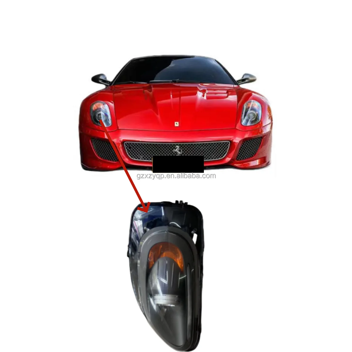 Ferrari 599 GTO оригинальные налобные фонари, оригинальный производитель идеального оригинального оборудования 266309