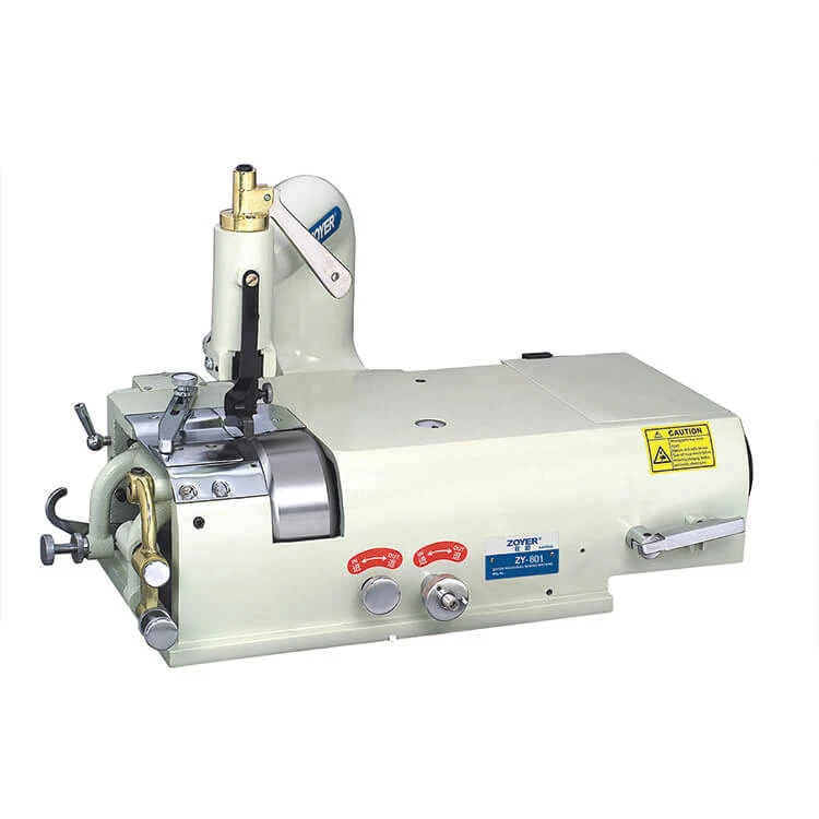 Zoyer ZY801 Industrial Leather Peeling Machine Flat-Bed Lock Stitch Manual Motor High-Speed Sewing Equipment