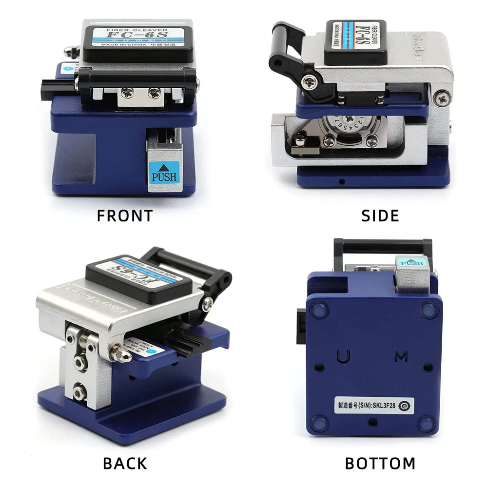 

Optical Cutting Fiber Cleaver Business & Industrial Machine Manual Model Placement 125um 5~20mm For FTTH Cold Welding